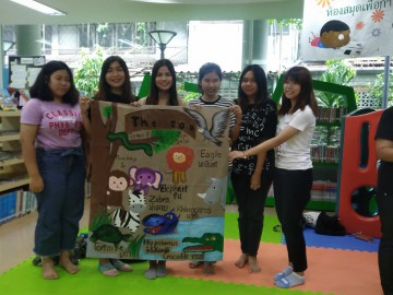อาสาสร้างสื่อการเรียนรู้บนผืนผ้า 10 พ.ย. 62 Volunteer to Create Learning Material on Canvas – in Thailand Nov, 10 ,19